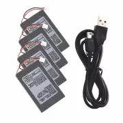 4x Battery For PS3 Playstation 3 Controller Dualshock 3 Sixaxis LIP1859 LIP1359