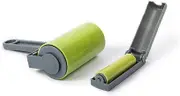 Best Sticky Washable and Reusable Lint and Pet Hair Remover Roller (Set of Two) (Green)
