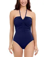 Profile by Gottex Halter Bandeau One Piece Swimsuit