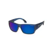 MAKO COVERT 9596 Matte Blue Trans Brown HDIR Glass Lens Blue Mirror Sunglasses