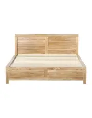 [Artiss] Double Size Wooden Acacia Bed Frame in Brown