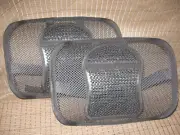2 Mesh Back Lumbar Support Back Support Seat Cushion with Breathable