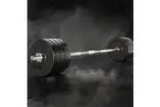 Everfit 88kg Barbell Set Weight Plates Bar Lifting Bench 168cm