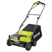 RYOBI 18V ONE+ Brushless Lawn Scarifier Dethatcher Aerator + Catcher - Skin Only