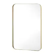 Wall Bathroom Mirror Rectangle Standing Large Vanity Gold Bedroom Hallway Mount Decorative Makeup Shower Shaving
