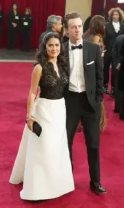 Salma Hayek actor Ed Norton at 75th Academy Awards Kodak Theater - 2003 Photo