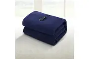Giselle Electric Heated Blanket Car Throw Rug Blue