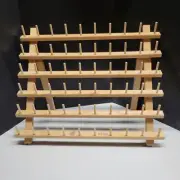 Wooden Thread Rack - June Tailor - 60 Spool - 16 Inches wide - 13 inches Tall