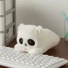 Large Capacity Panda Plush Pen Bag Cute Design Stationery Storage Bag Children