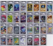 Pokemon Graded Card Lot of 31 Modern Vintage Holo Alt Art Error Grades 10-8