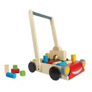 Plan Toys Baby Walker Kids/Childrens Interactive Play Fun Push Toy Playset 10M+