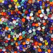 Czech Glass Seed Bead Color Mix One Ounce (1oz) pack Bead Size: 8/0 ( ocho )