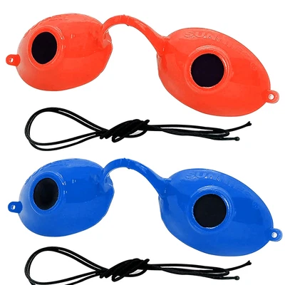 UV Eye Protection FDA Compliant Tanning Goggles Eyeshields, 2 Pairs in Random Co