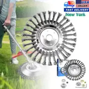 8 Inch Steel Wire Rotary Brush Cutter Trimmer Head Sets Weed Blade Cutter