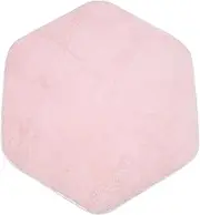 Play Tent Mat Hexagon Pink Boys and Girls Rug Boys and Girls Play Tent Rug Nursery Mat Plush Baby Comfort Floor