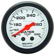 Autometer Phantom Water Temperature Gauge Mechanical - 140 - 280 F, 6 Feet, 2 1/16 Inch, AU5731
