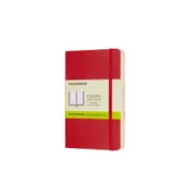 Moleskine Classic Soft Cover Notebook Plain Pocket (Scarlet Red)