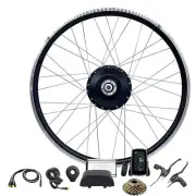 500W Rear Motor EBike Electric Bike Conversion Kit for 26" 27.5" 29" 700C Wheels