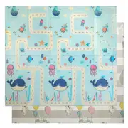 Bopeep Kids Play Mat Baby Crawling Pad Floor Foldable XPE Foam Non-slip Ocean