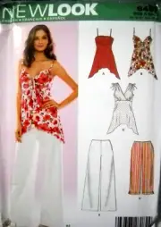 Tops and Pants Misses size 10-22 New Look 6497 Sewing Pattern *