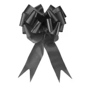 15pcs 5 Inch Large Pull Bow Big Gift Wrapping Ribbon Black for Christmas Bow