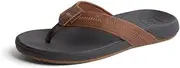 [REEF] Cushion Phantom 2.0 LE Mens Flip Flop, Full Grain Leather Straps, Ultra Soft Cushion Footbed