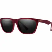 SMITH OPTICS Tioga Sunglasses, Matte Crystal Deep Maroon / Blackout