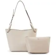 DKNY Phoebe Bucket Bag Stone NWT
