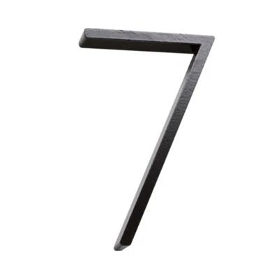 Sandleford 120mm 7 Black Slimline Numeral With Fixing