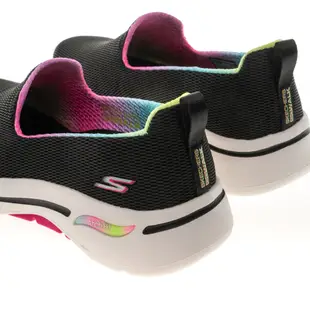 SKECHERS 女鞋 健走系列 GOWALK ARCH FIT 寬楦款 - 124867WBKHP