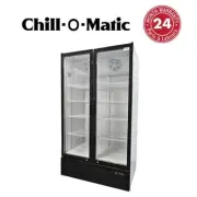 Chill-O-Matic CW-U-2B 2 Door Upright Display Fridge