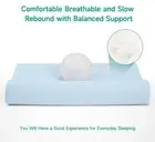 Cervical Neck Pillow for Sleeping, Cooling Pillow for Side and Stomach Sleeper