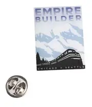 Amtrak Empire Builder Collector Edition Michael Schwab Acrylic Lapel Hat Pin