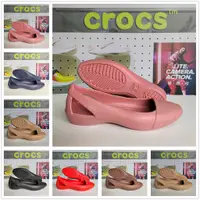 在飛比找蝦皮購物優惠-Crocs 女鞋休閒平底鞋 [202811】
