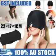 Migraine Relief Hat Cold Therapy Headache Pain Relief Cap Reuse Ice Pack AU