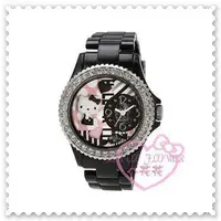 在飛比找買動漫優惠-♥小花花日本精品♥Hello Kitty 手錶指針錶公仔坐姿