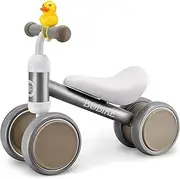 Baby Balance Bike Toys for 1 Year Old Gifts Boys Girls 10-24 Months Kids Toy Toddler Best First Birthday Gift Children Walker No Pedal Infant 4 Wheels Bicycle