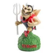 Melbourne Demons AFL Retro Mascot Statue Garden Table 18cm