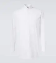 [Loro Piana] Loro Piana Cotton tuxedo shirt UK 16,5 white