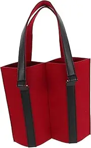 [JEWEDECO] Wine Tote Bag Wine Bottle Packaging Wine Bag Bottle Bag Portable Wine Glass Bag Wine Carrying Bag Wine Bottle Carrier