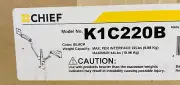 Chief Kontour K1C220B Dynamic Height-Adjustable Column Dual Monitor Mount, Black