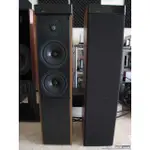 英國 HI-END之聲主動式落地旗艦喇叭 MERIDIAN M60 低音到30HZ 音路電子分音內建3路擴大機75瓦