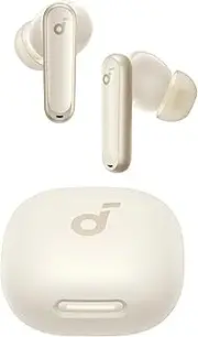 [Soundcore] P40i by Anker, Noise Cancelling Wireless Earbuds, Adaptive Noise Cancelling to Environments, Heavy Bass, 60H Playtime, 2-in-1 Case and Phone Stand, IPX5, Wireless Charging (White)