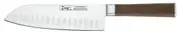 IVO Cork Range IV33322.18 - 18cm Carbon Steel Santoku Knife, Granton Edge (Cork Handle)