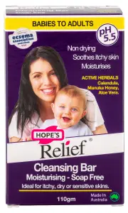 Hope's Relief Soap Free Cleansing Bar 110g