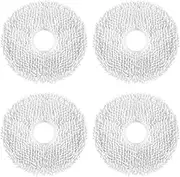EUREKA 4 Packs Mop Pads for J15 Pro Ultra Robot Vacuum Cleaner Washable Mopping Pads Robot Vacuum Accessories Robot Vacuum Replacement Parts