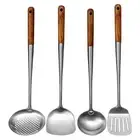 Kitchen Utensils Wok Spatula Iron and Ladle Tool Set Spatula for Accessory