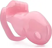 FYJ Lightweight Premium Medical Grade Resin Chastity Device Male Briefs With Discreet Packing (Large, Pink)