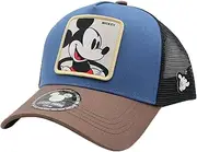 Disney DMK-MCP03 Cap, Unisex, Adult, Mickey/Blue, Free Size