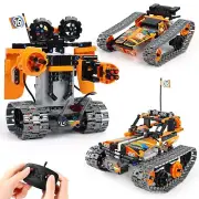 Building Toys STEM Robot Kit for Kids Ages 8-12, Remote Control Erector Sets ...